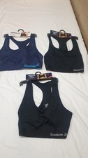 Image of THREE NEW REEBOK Women's Performance Crop Top. Size LARGE. - FREE POSTAGE.