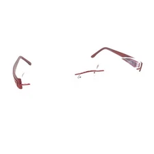 Silhouette 5231 40 6056 Titanium Red Rimless Eyeglasses Frames 19 140 Austria
