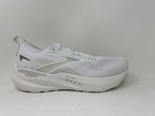 Women's Brooks Glycerin GTS 22, White/White/Grey, 9.5 B Medium US