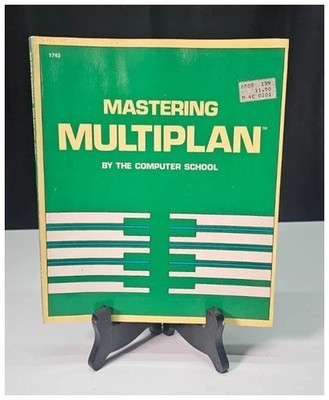 Mastering Multiplan by Tab Books 1984 First Edition First Printing IBM PC
