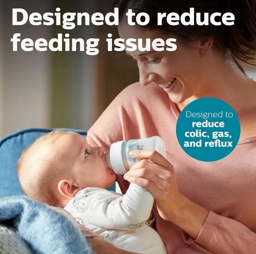 Lote de 13 botellas anticólicos PHILLIPS AVENT de 4 oz y 9 oz con ventilación sin aire NUEVO Foto 4 de 4