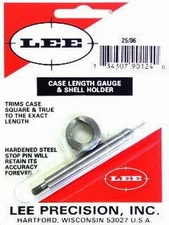 Lee Reloading Case Length Gauge & Shell holder 25 / 06 Remington - 90124