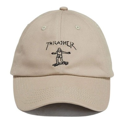Thrasher Hat Gonz Old Timer Khaki Cap Mens Skateboard