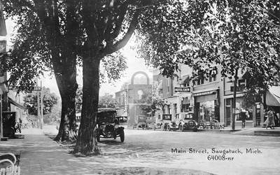 Main Street View Hotel Crow Saugatuck Michigan MI - Reprint