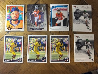 Troy Franklin Lot Of 8 RC 2024 Denver Broncos, Oregon   See Below  MINT 