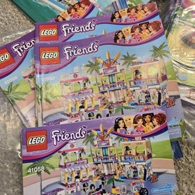 LEGO FRIENDS Parts Pieces Blocks Mini Dolls ~ Bulk Lot ~ 22+ lbs Manuals Barbie