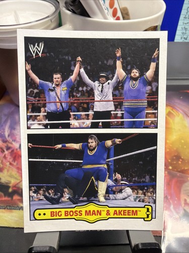 Big Boss Man/Akeem #3 2012 Topps Heritage WWE Fabled Tag Teams card