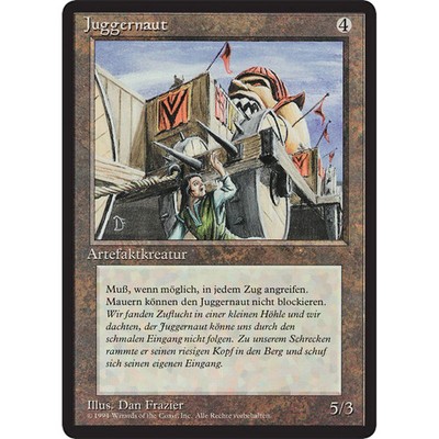 MTG \>> Juggernaut (Foreign Black Bordered) // German - 341 Trading - Magic