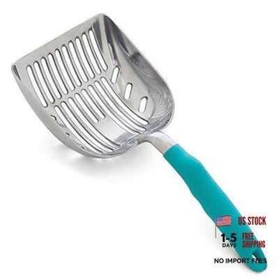 Premium Multicat Cat Litter Scoop | Solid Metal | Litter Box Tray Durascoop