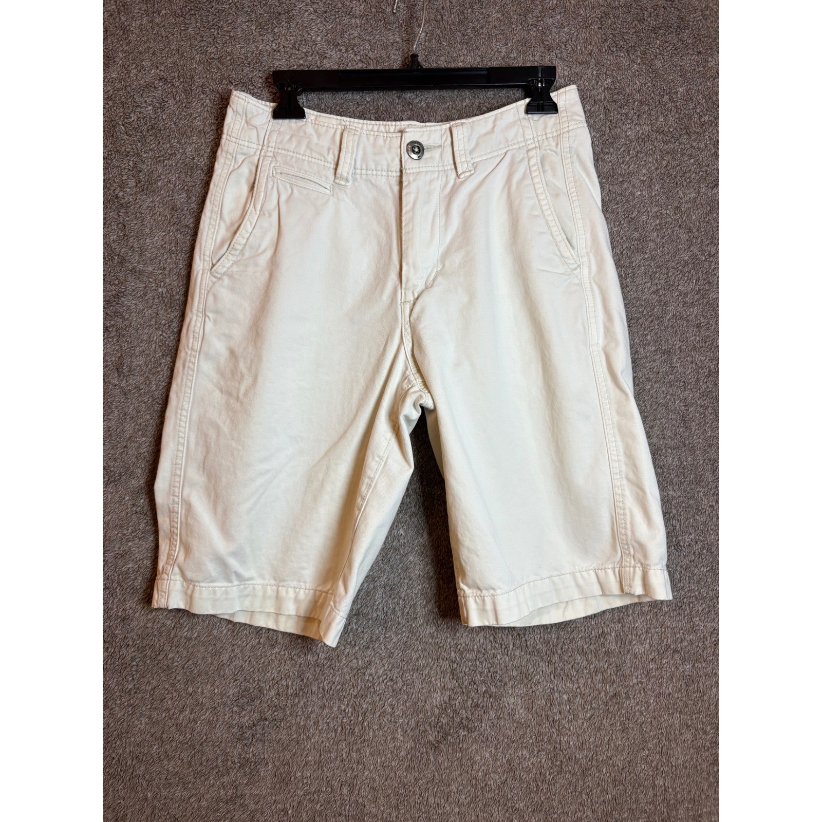 American Eagle Outfitters Longboard Khaki Chino Shorts Mens Size 28
