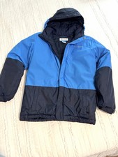 Columbia Winter Jacket Blue Waterproof Hooded Ski Snowboard Kids Boys Medium