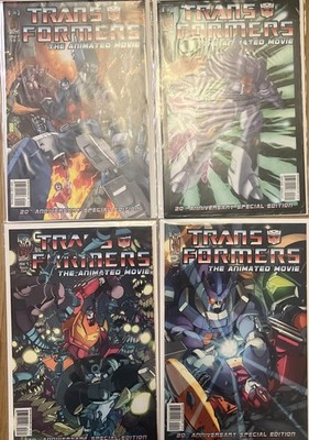 Transformers: The Animated Movie - #1-4 Complete - IDW 2006