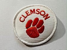 NCAA Clemson Tigers Iron-On Patch.MINT.Same day Shipping.  GO TIGERS  !
