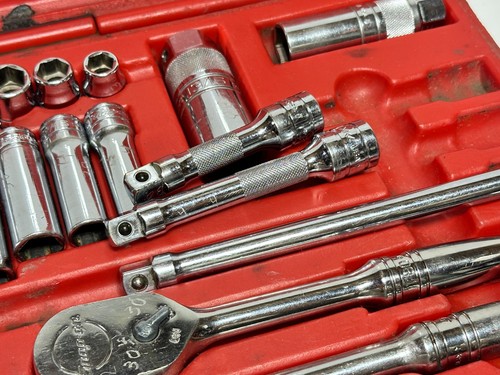 Snap-On Tools EE. UU. 222AFSP 22 piezas 3/8" unidad 6 puntos SAE zócalo trinquete juego de servicio - Imagen 10 de 13