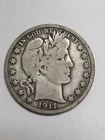 1911 S Barber Half Dollar Partial LIBERTY