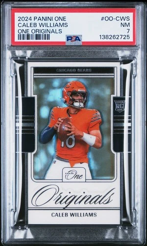 2024 PANINI ONE ONE ORIGINALS #OO-CWS CALEB WILLIAMS ROOKIE RC PSA 7