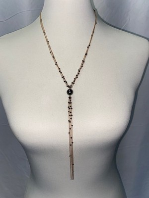 Gellner - Castaway - Y-Collier - Tahitiperle, Roségold 18K, Diamanten