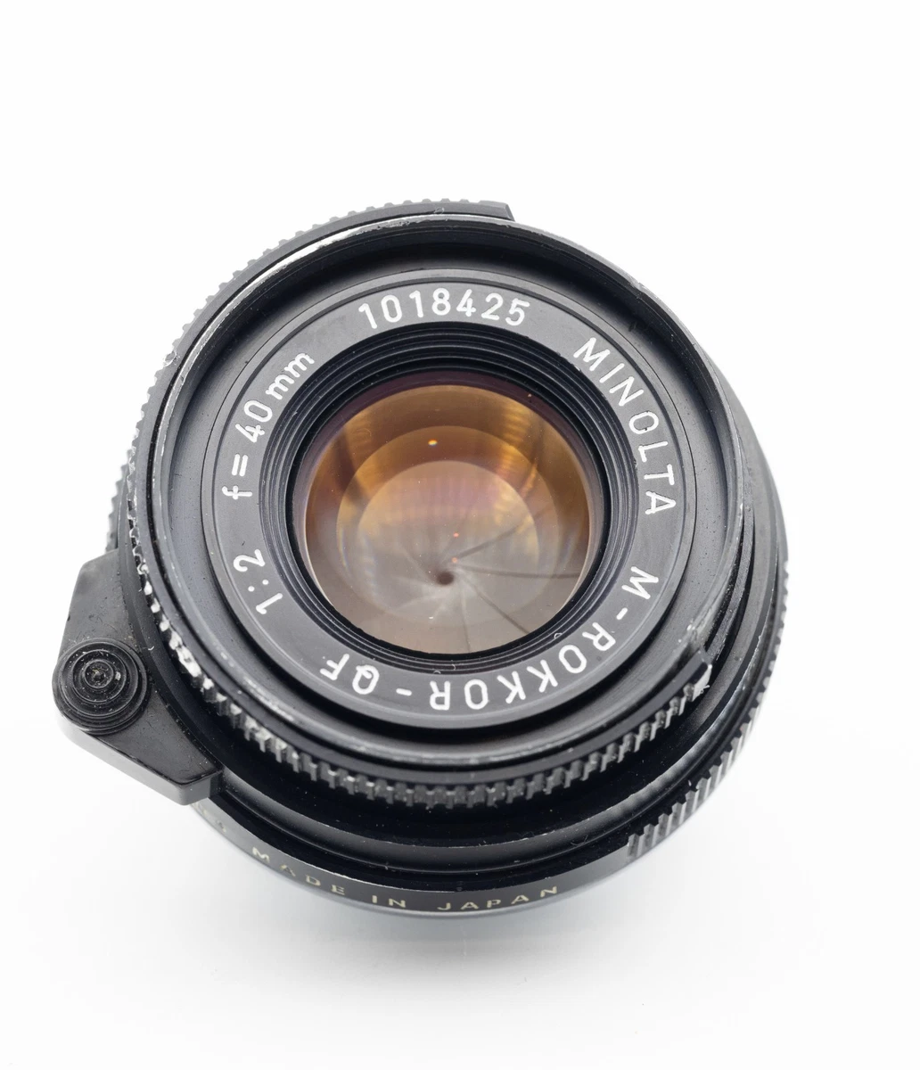 Minolta M Rokkor 40mm F2 for sale - eBay