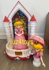First 4 Figures Mario Bros Princess Peach Resin 1/5 Scale Statue Light Up Castle