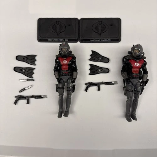 GI Joe Cobra 25th Anniversary 2008 Cobra Eel x2