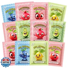 evpct 12-Pack Fruit Sheet Face Facial Masks for Women Skincare Sp