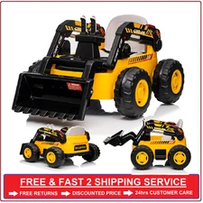 Bulldozer 12-Volt Kids Ride-On for Child 37-95 lbs.