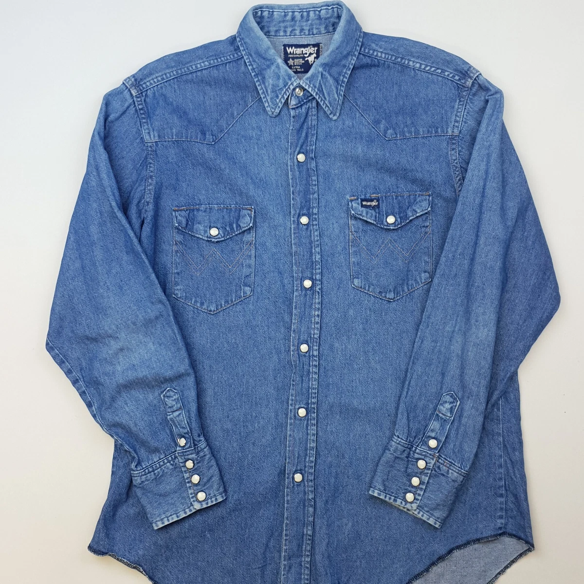 Extra long sale denim shirt