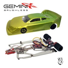 383C 1/24 Mid America GEMINI Brushless Mustang RTR Slot Car 3000Kv PARMA Motor