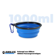 Reisenapf Faltnapf Silikon Futternapf Wassernapf Hund Fressnapf Trinknapf