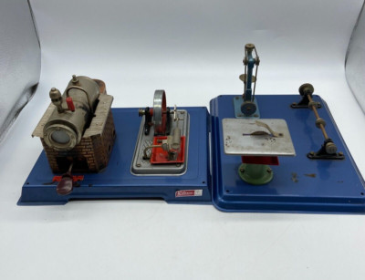 #SE3014# Konvolut Dampfmaschine Wilesco D8 & M56 W. Germany ungeprüft!!