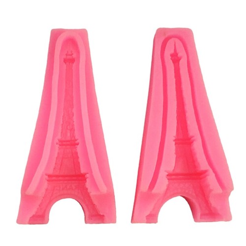 for Eiffel Tower Clay Mould for Cake Cupcake Fondant Molds Decor for Adult Kids