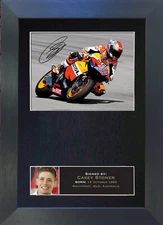 CASEY STONER Signed Mounted Reproduction Autograph Photo Prints A4 44