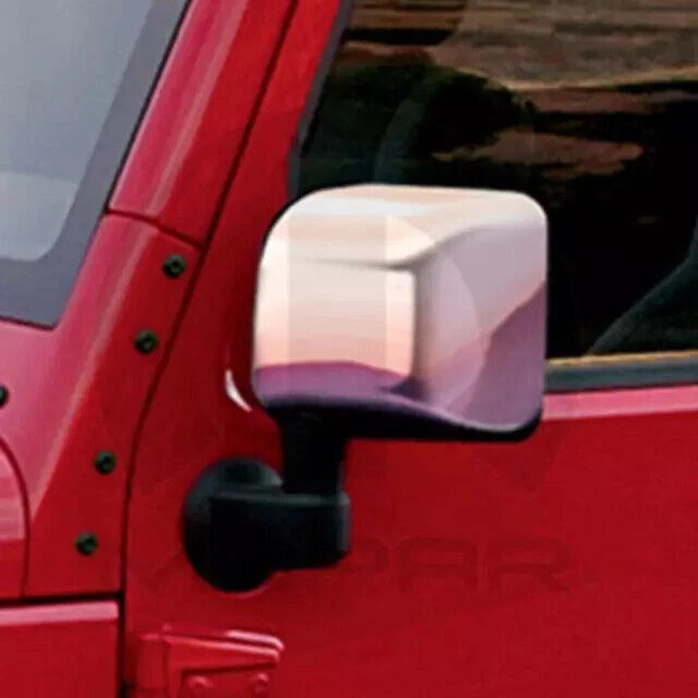 Genuine Mopar 2012-2014 Jeep Wrangler Chrome Mirror Covers 82210469AC
