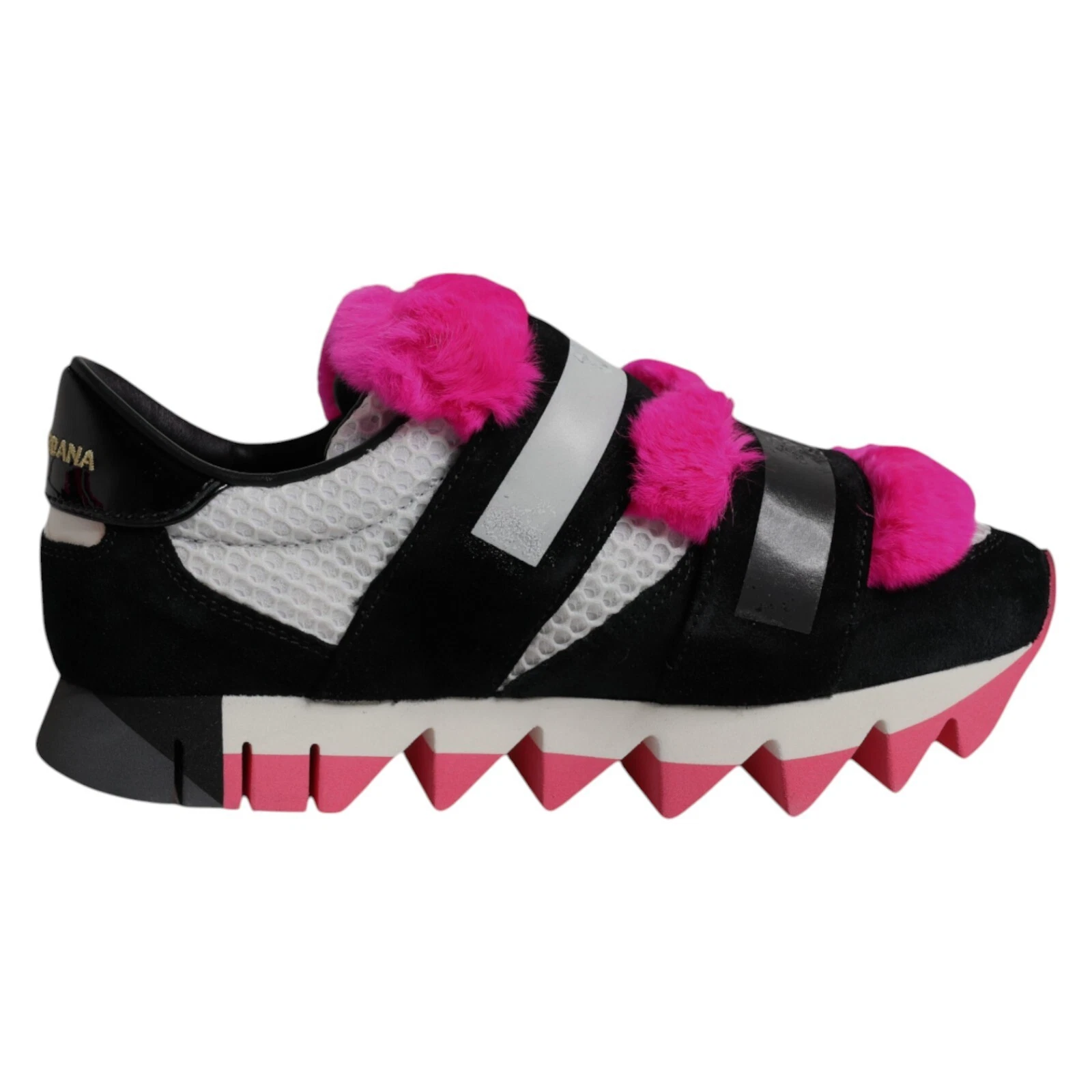 DOLCE & GABBANA Shoes Black Pink Fur Embellished Sneakers EU37 / US6.5 1000usd
Opens in a new window