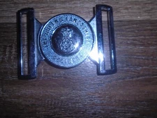 THE QUEENS LANCASHIRE REGIMENT SILVER METAL BELT BUCKLE HOBSON AND SONS LTD NEW