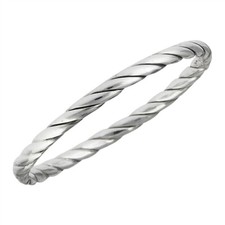 Sterling Silver Twist Ring Size 2-8 