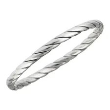  Sterling Silver Twist Ring (Size 2-8)