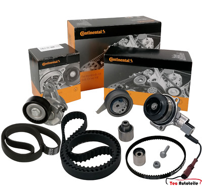 CONTINENTAL Zahnriemensatz Keilrippenriemensatz Audi Seat Skoda VW 1.6 2.0 TDI
