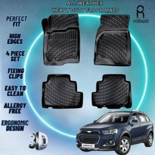 Custom Floor Mats Fits Chevrolet Captiva 2006-2016 Tpe Rubber All Weather Liners
