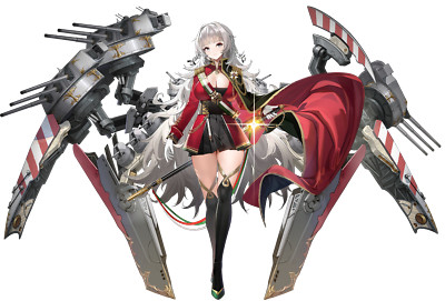 Azur Lane Vittorio Veneto v2 Weatherproof Anime Sticker 6'' Car Decal