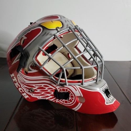Itech Detroit Red Wings Adult Street Hockey Goalie Helmet With Mask