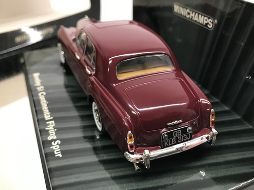 MINICHAMPS 139550 BENTLEY S1 CONTINENTAL FLYING SPUR 1955 -RED 1:43- GOOD IN BOX - Bild 6 von 8