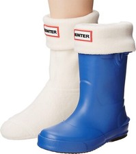 Hunter Kids 247865 Fold Over Original Boot Sock Cream Size XL