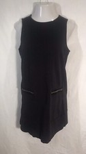 J. Crew stretch career/ casual sleeveless women’s dress c zipper pocket Sz. Med.