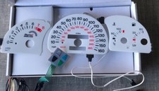 Calibra Turbo  Plasma Plazma Blue White Green Replacement Speedo Dial Kit