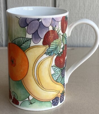 Dunoon Fruit Coffee Tea Mug 8oz. Fine Bone China