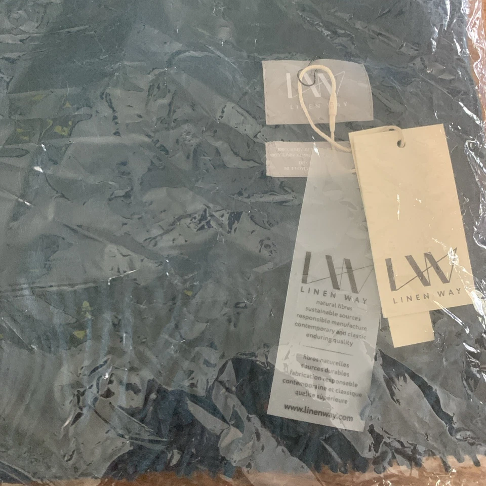 Linen Way Paris Baby Alpaca Throw Turquoise Blue 50 x 70 (235gsm) - Image 2 of 4