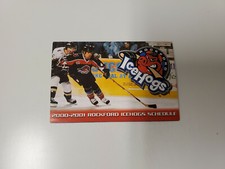 RS20 Rockford IceHogs 2000/01 Minor Hockey Pocket Schedule - Miller Lite