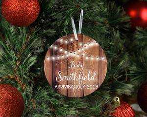 pregnancy announcement ornament