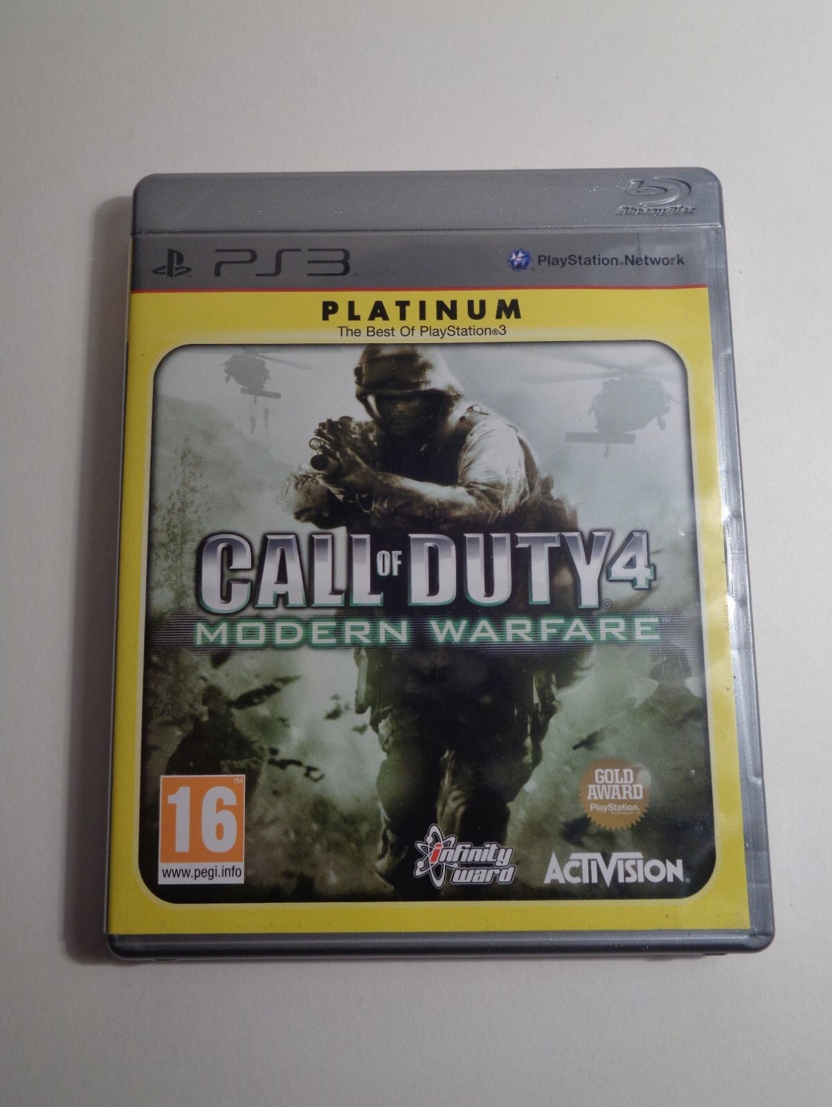 PS3 Call Of Duty 4 Modern Warfare Platinum PlayStation Video Game